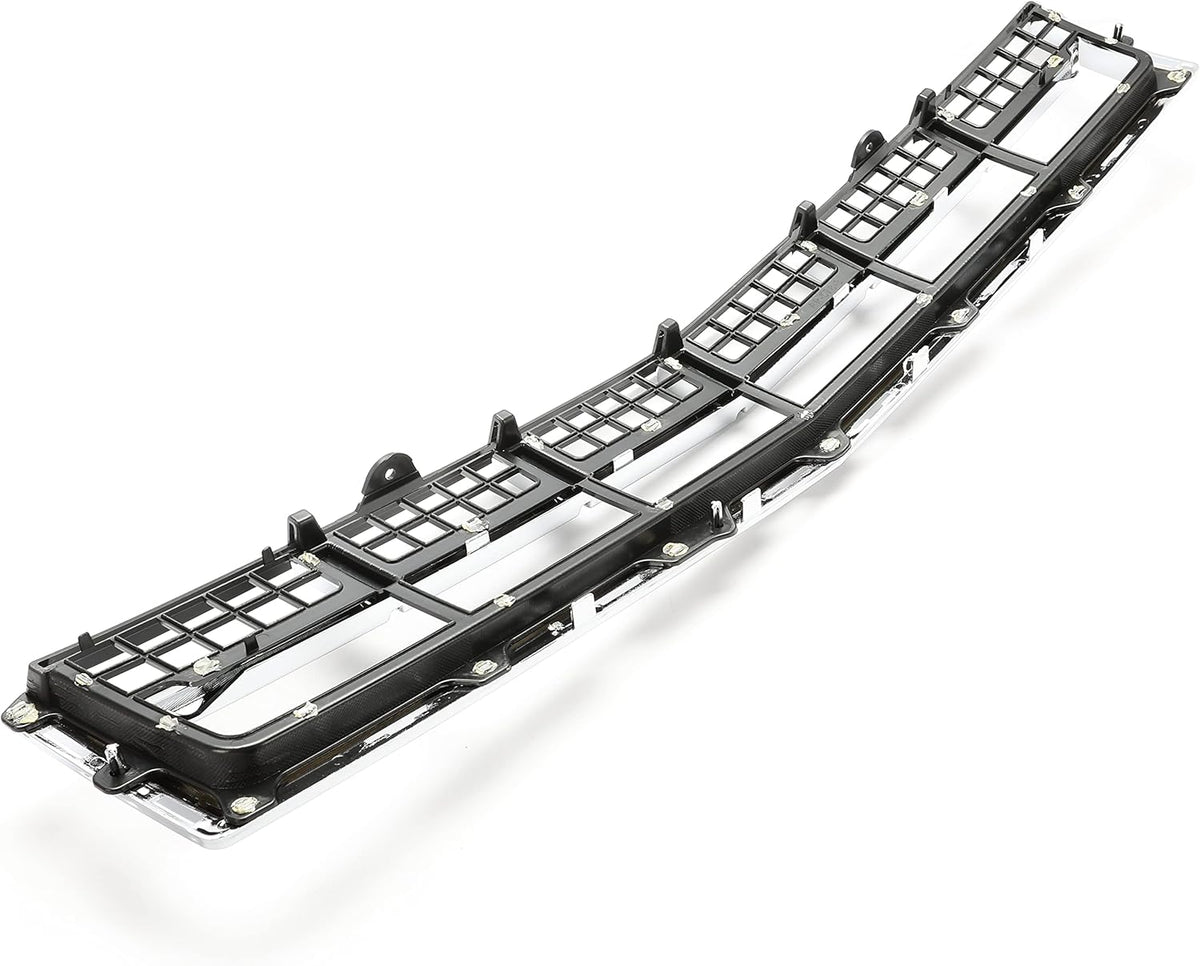 Silvery ABS Front Lower Mesh Grill Pack of 2 M295