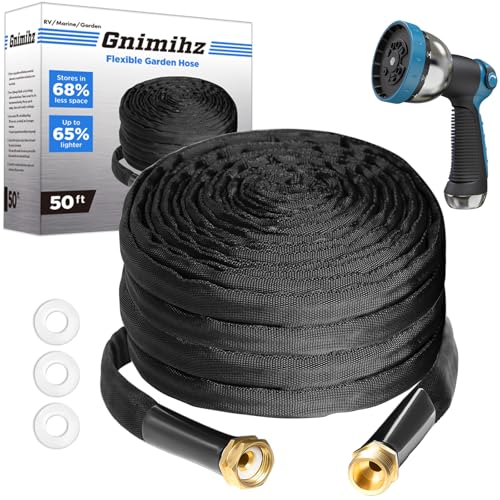 50ft TPE Garden Hose with Brass Fittings T418