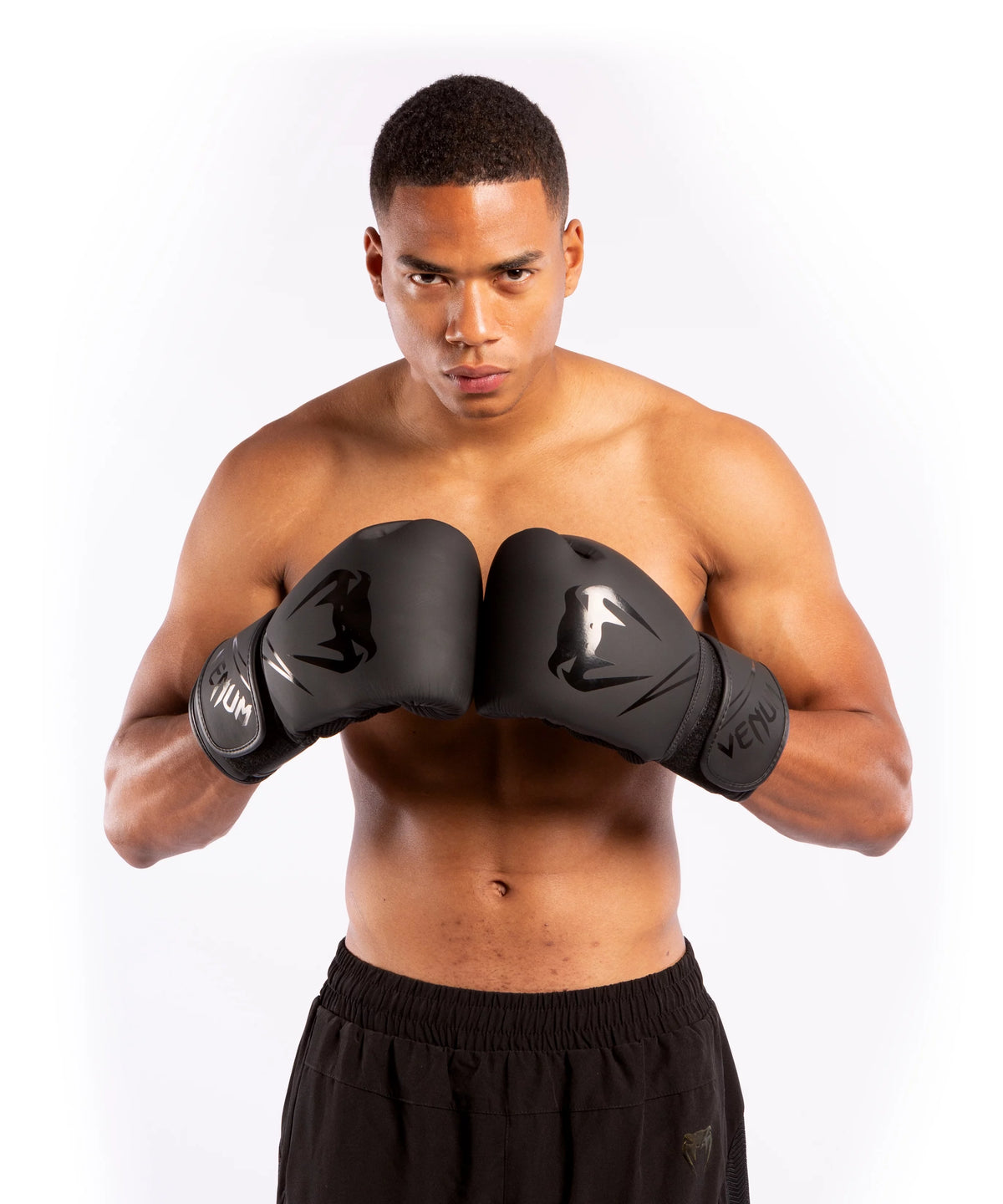 Black 16 oz Boxing Gloves W655
