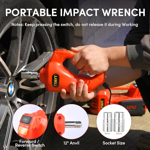5 Ton Electric Hydraulic Car Jack Kit with LED Light Y296150