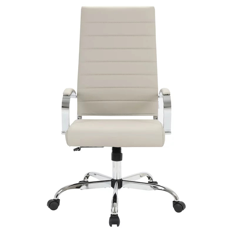 Tan Leather Office Chair S447