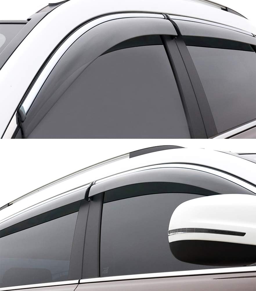 Car Window Visor Vent Shade Deflector Sun/Rain Guards C9554