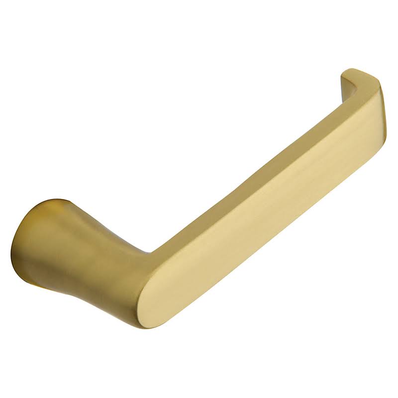 Satin Brass and Black Pair of Levers L657524