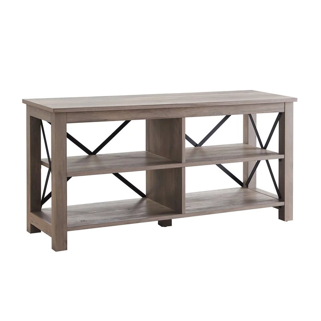 50" Wood Metal Open Back TV Stand Q88332