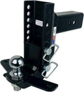 Drop Ball Mount with Sway Control Tabs, 12,000 lbs, Fits 3" Hitch, 2" Ball N78116