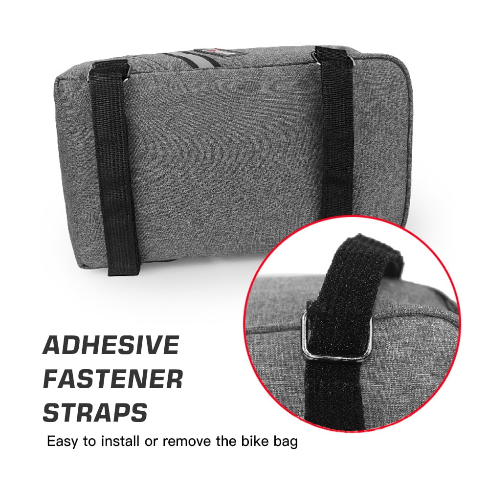 5L Water-resistant Canvas Bike Rear Seat Bag Q395289