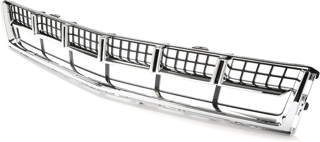 Silvery ABS Front Lower Mesh Grill Pack of 2 M295
