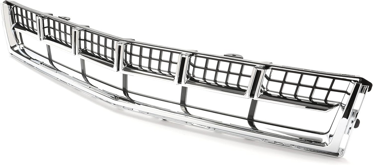 Silvery ABS Front Lower Mesh Grill Pack of 2 M295