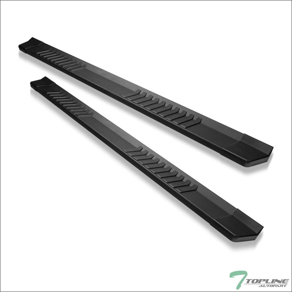 Matte Black Aluminum Side Step Rail Running Boards G398010
