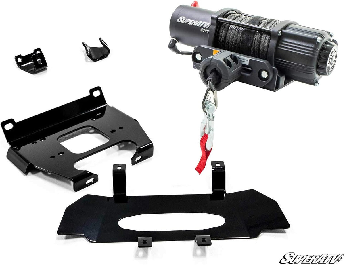 Black Ops 4500 lb Winch with Winch Mounting Plate F51982