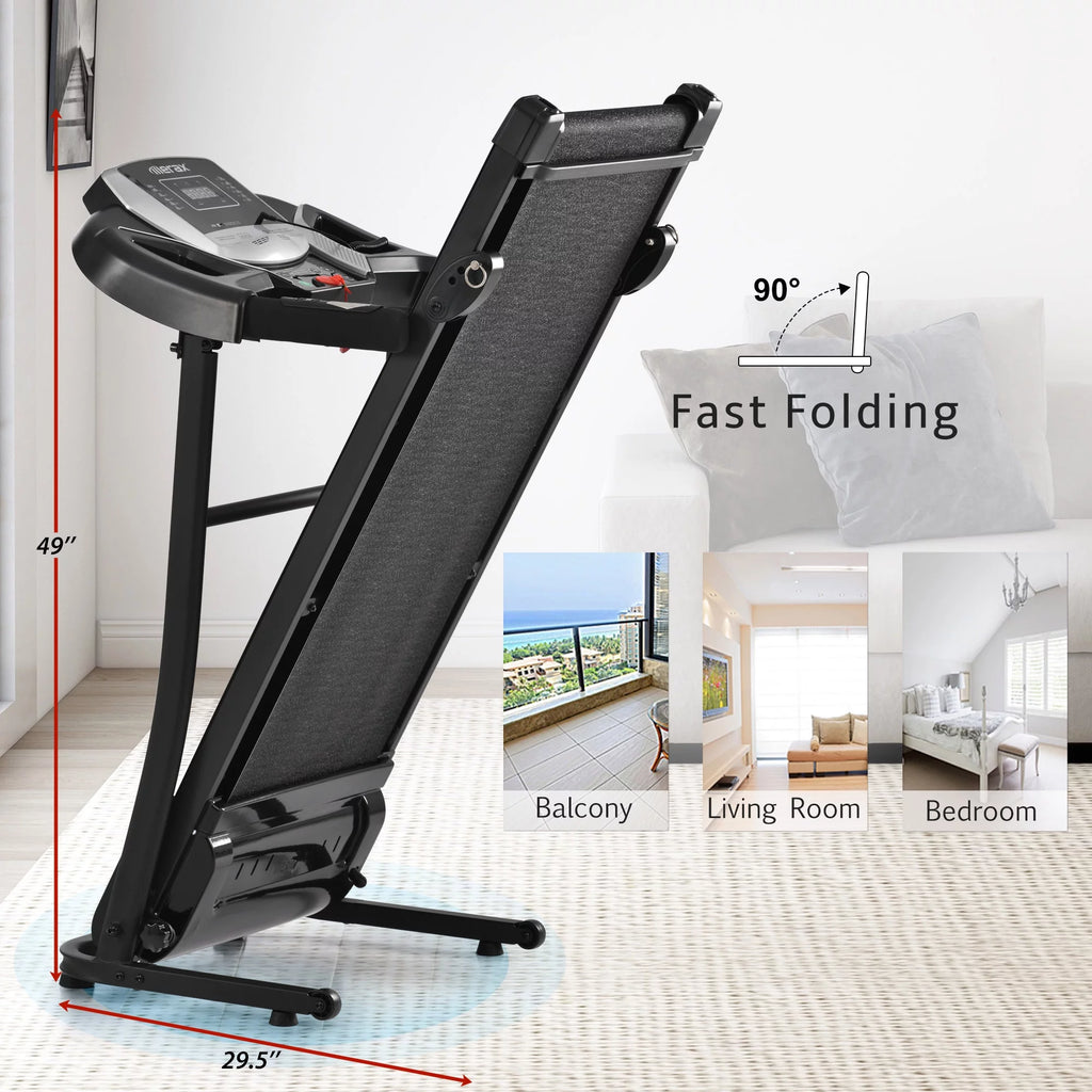 Folding Incline Treadmill 2.5HP Electric Running Machine F9345