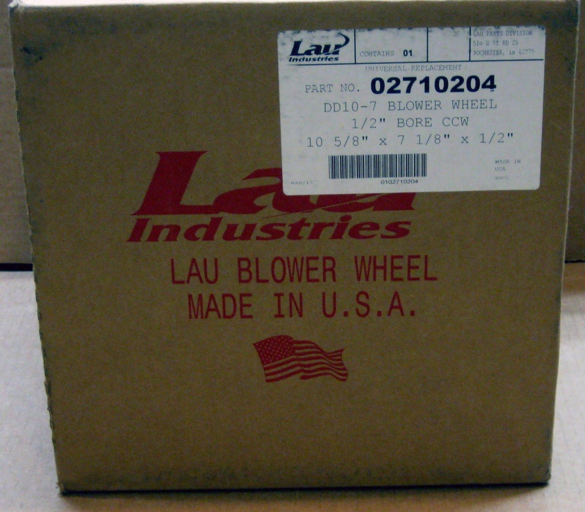 Blower Wheel 10-5/8x22 x 7-1/8x22 x 1/2x22 CCW E699