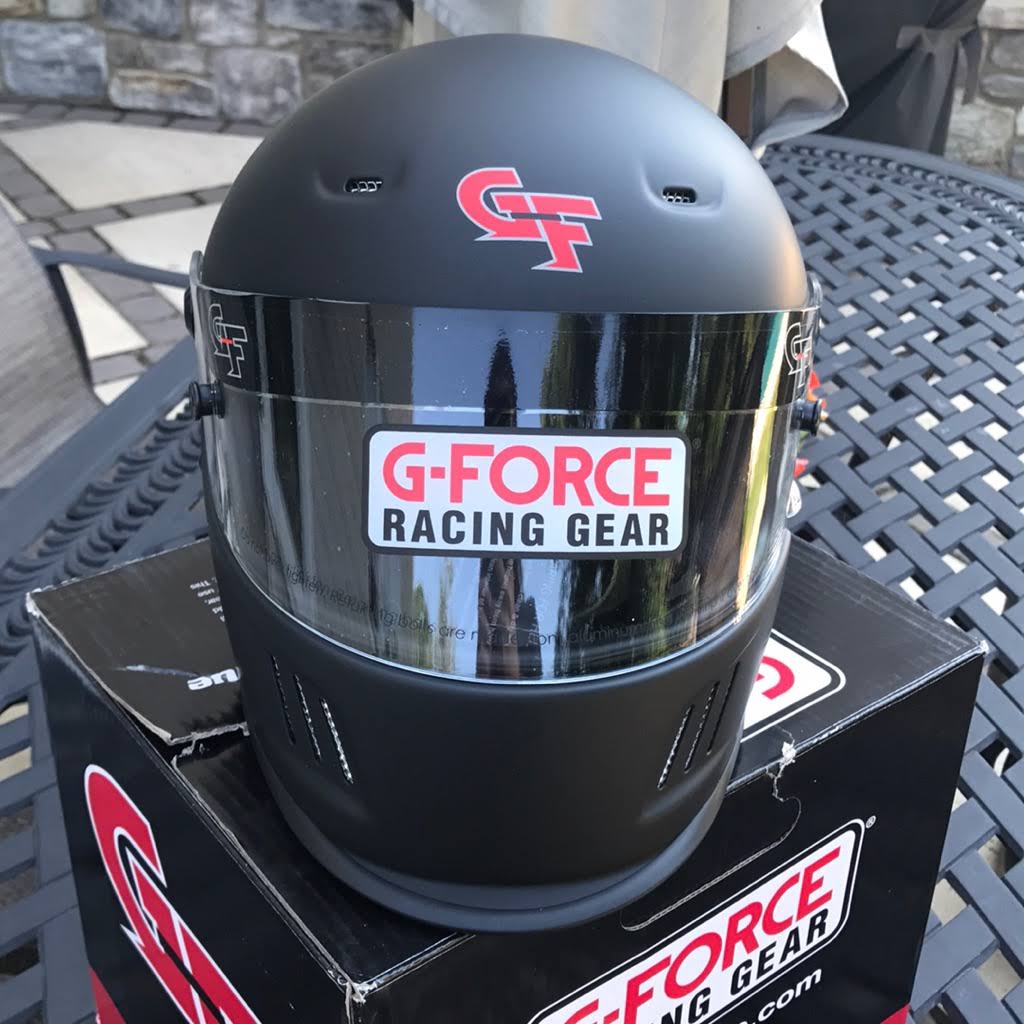 Matte Black Racing Helmet I1840