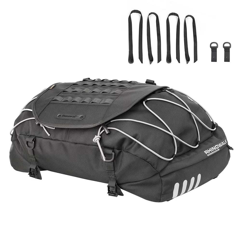 Expandable Motorcycle Rearseat Bag, 35-50L L3444