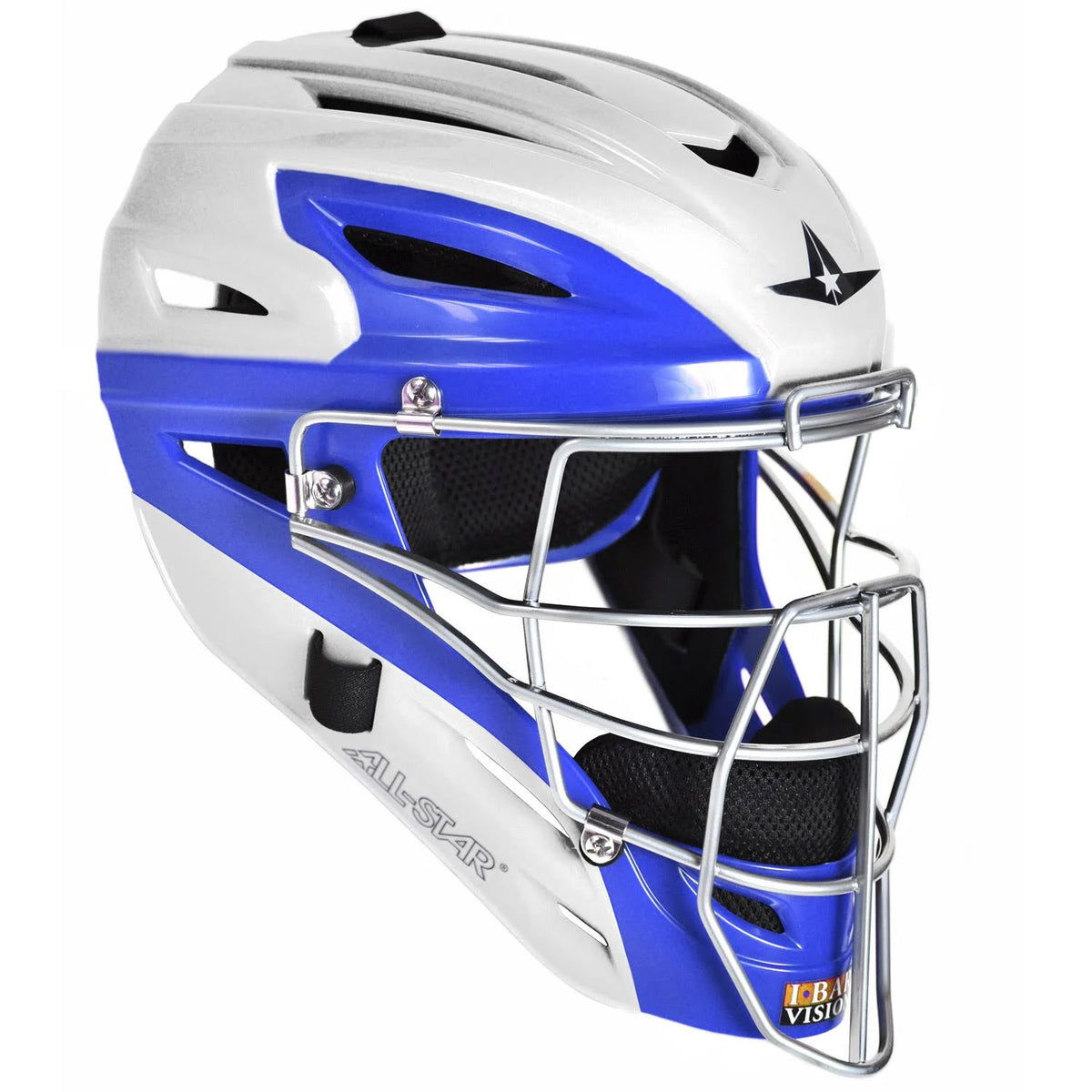 Youth Catchers Helmet - White/Royal X99833