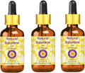 Natural Squalane Oil with Glass Dropper 100ml X 3 D505