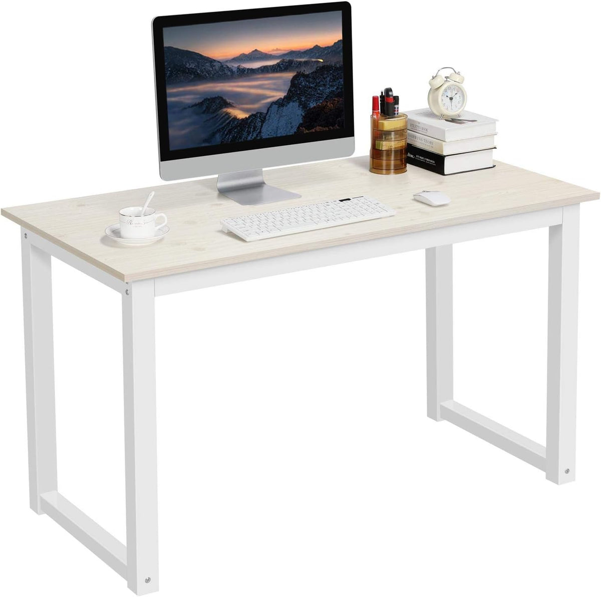 White Computer Desk for Home Office U36330