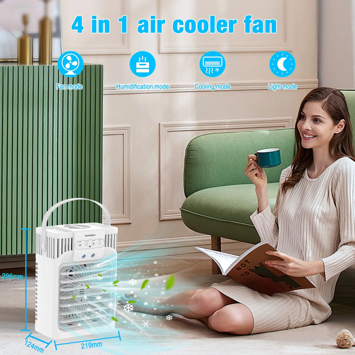 4-IN-1 Evaporative Air Cooler with Remote H11029