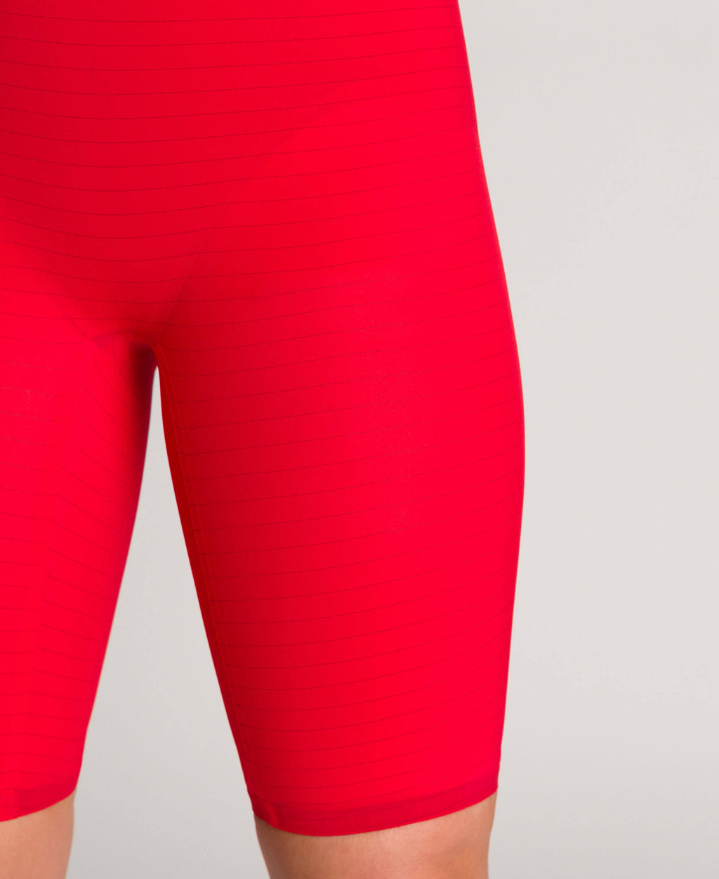 Red 30 Closed Back Racing Swimsuit Y705