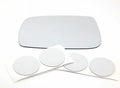 Left Driver Mirror Glass Lens with Adhesive C1501