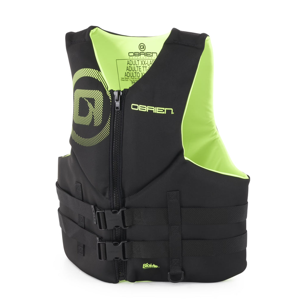 Yellow Front Zip Life Jacket O597