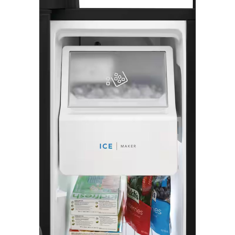 36 in. 25.6 cu. ft. Black Side by Side Refrigerator N564748