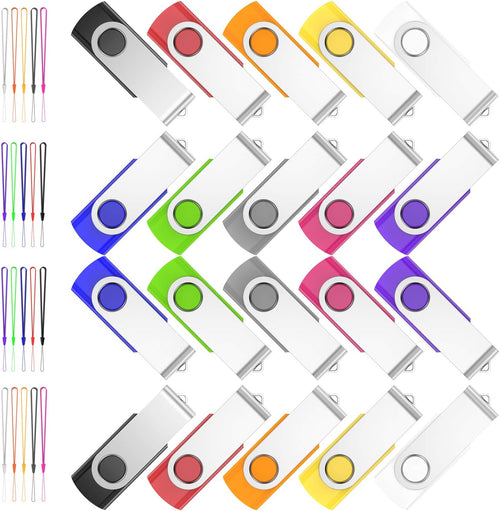 20 Pack 4GB USB 2.0 Flash Drive with Led Indicator C23978