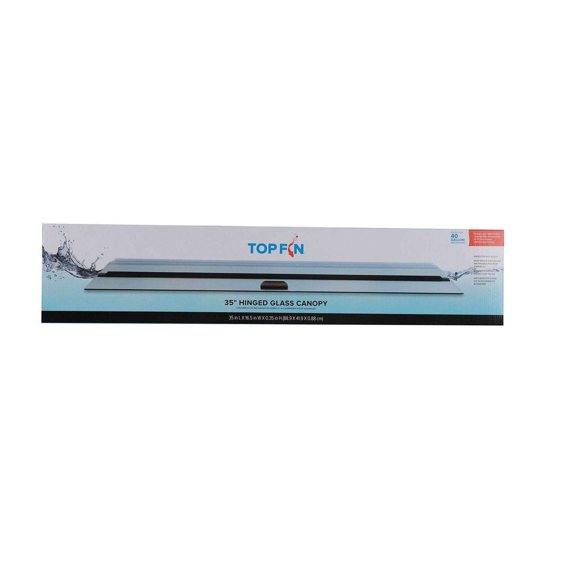 Hinged Aquarium Tank Glass Top R111628