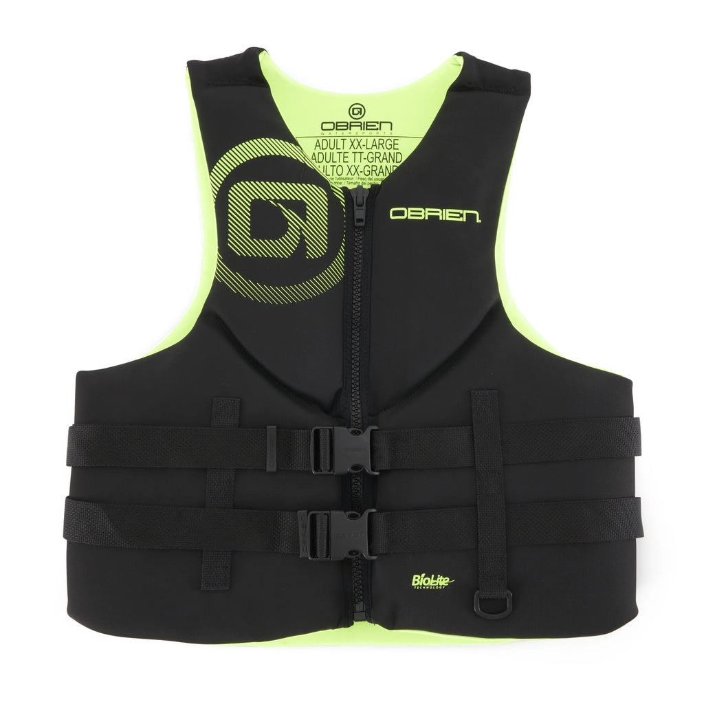 Yellow Front Zip Life Jacket O597