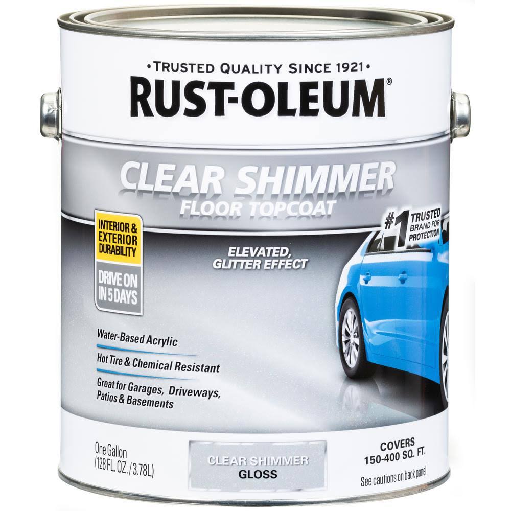 Clear Shimmer Concrete and Floor Top Coat (2-Pack) J849500