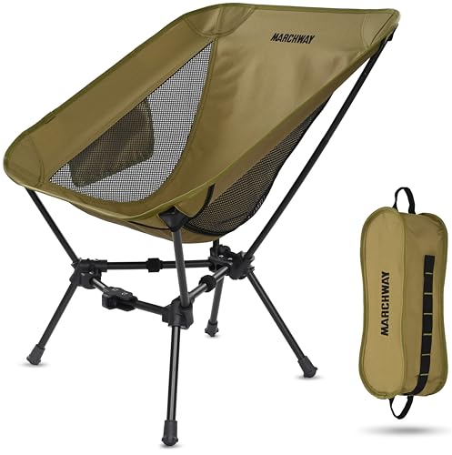 Lightweight Folding Camping Chair 330Lbs Orange C5107