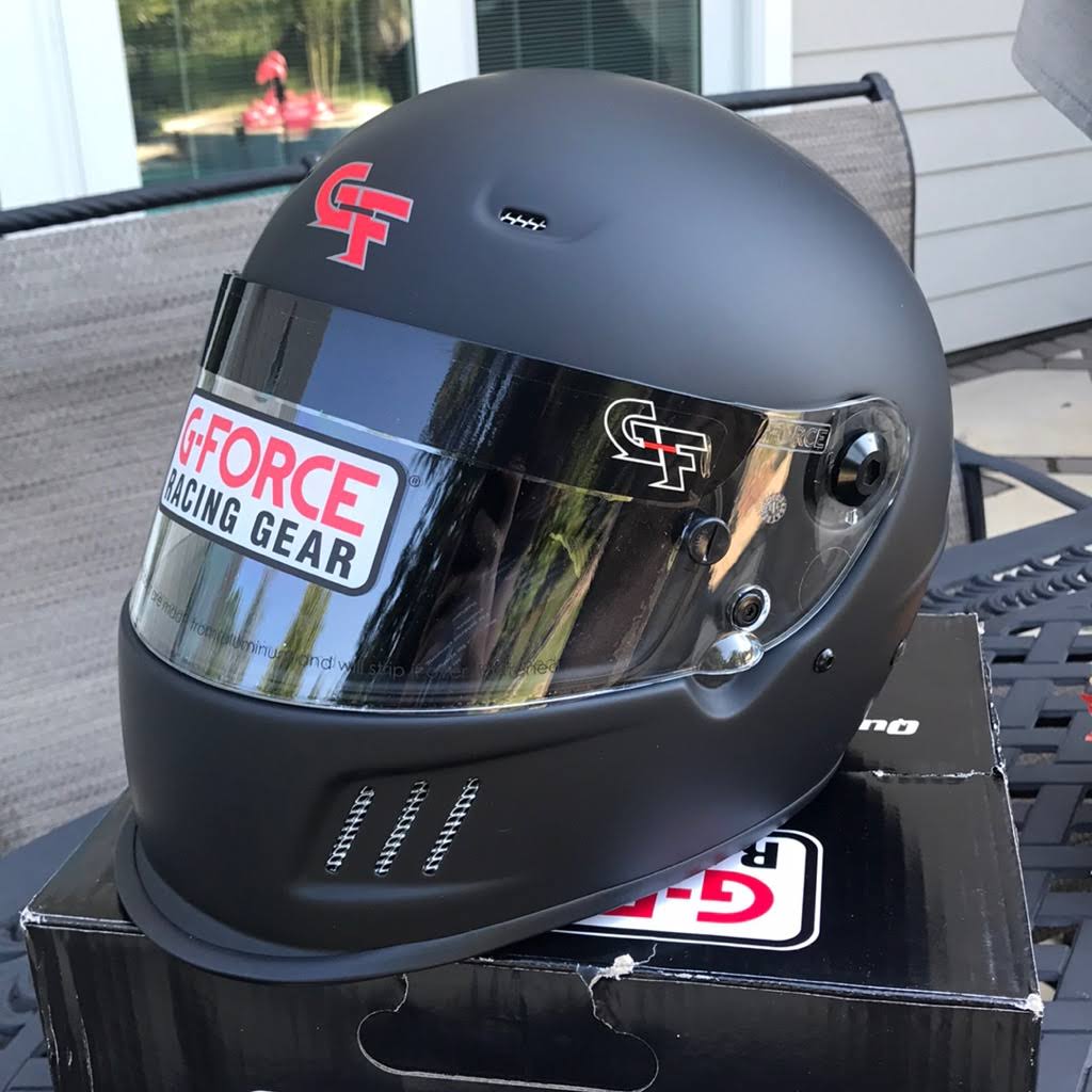 Matte Black Racing Helmet I1840