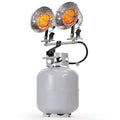 30,000 BTU Dual Burner Propane Tanktop Heater C51865
