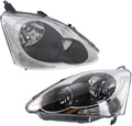 Honda Civic Headlight 2004 2005 Pair Driver and Passenger Side K741000