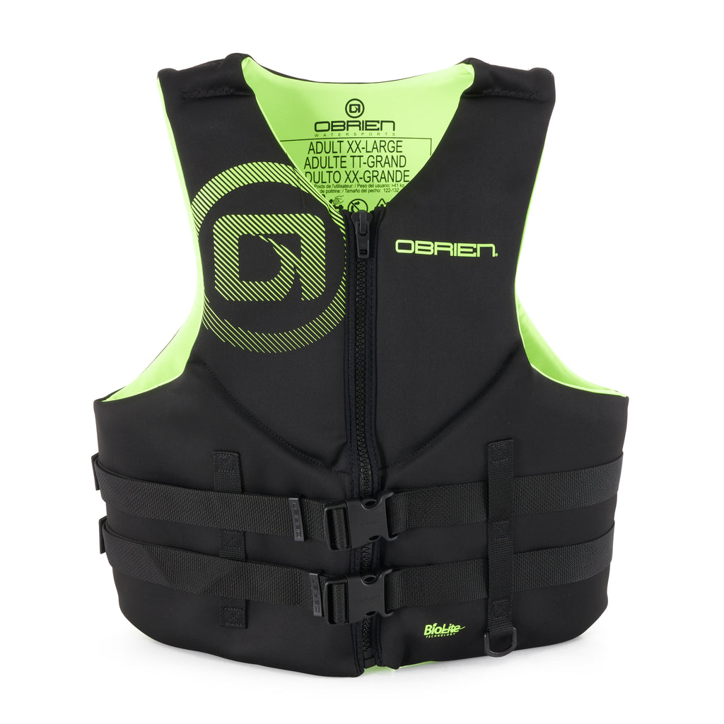 Yellow Front Zip Life Jacket O597