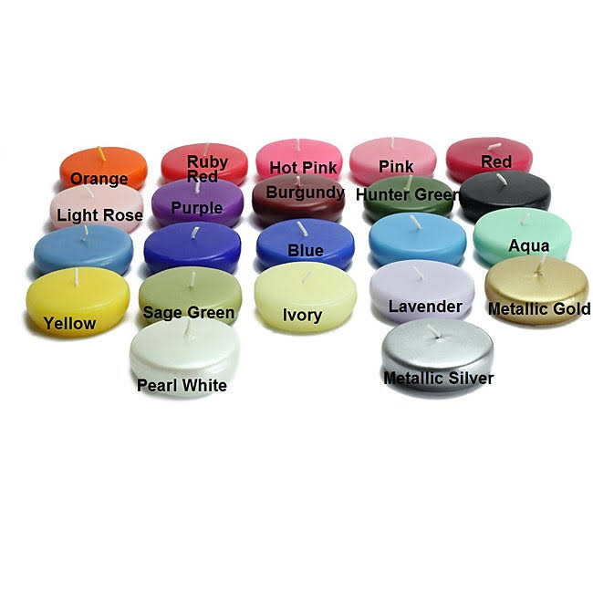 Pink Floating Candles 96 Pcs I746945