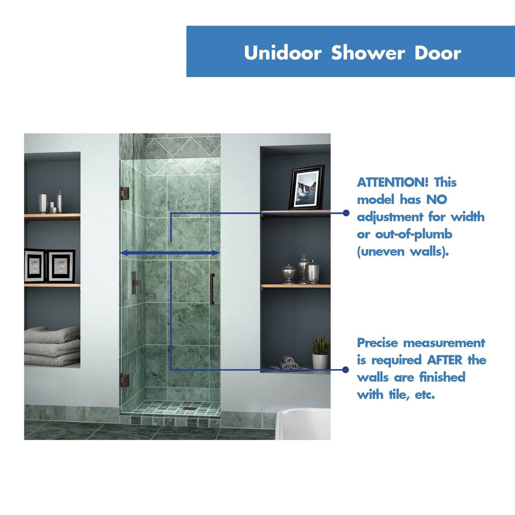 Frameless Hinged Shower Door C991771