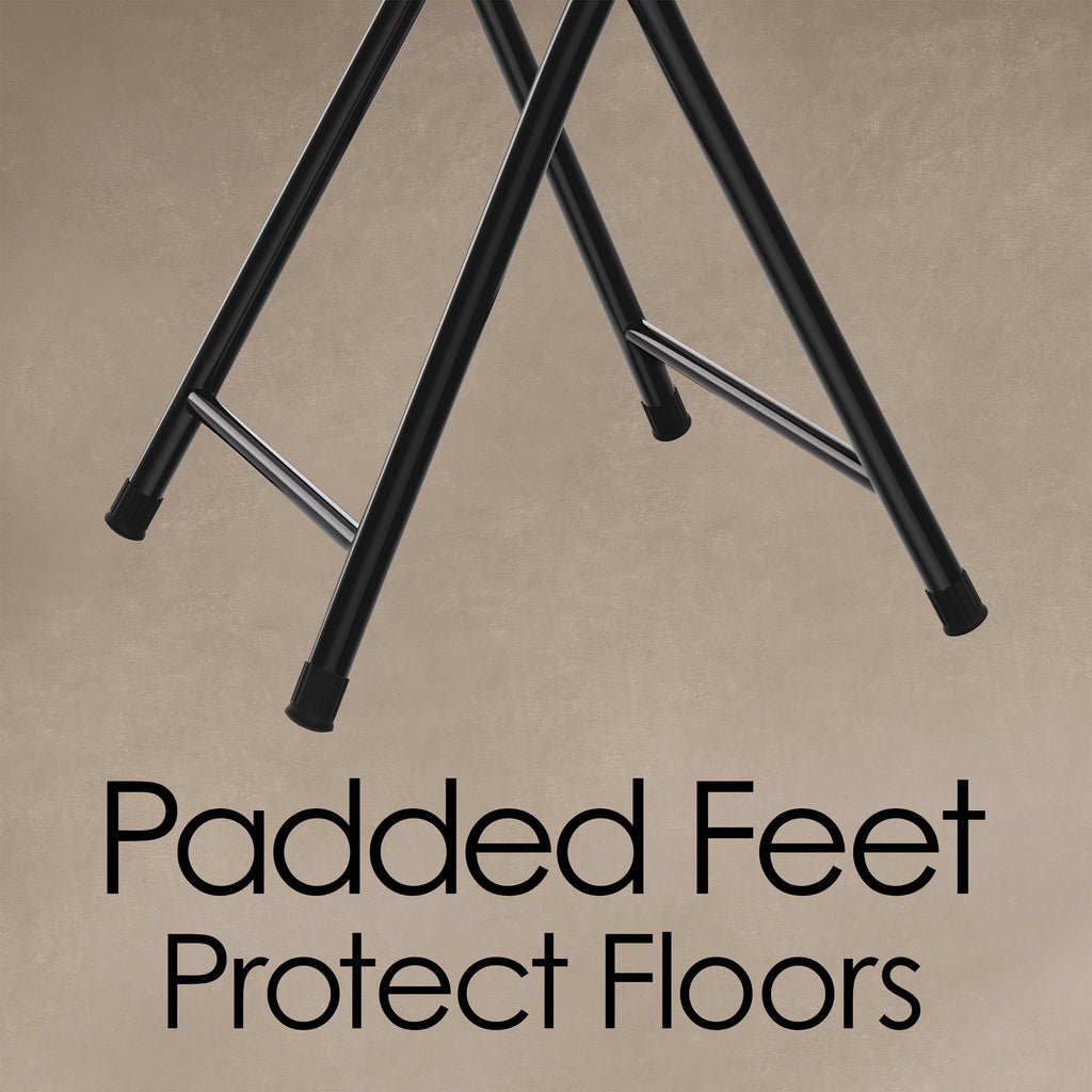 Black 18-Inch Folding Stool I803