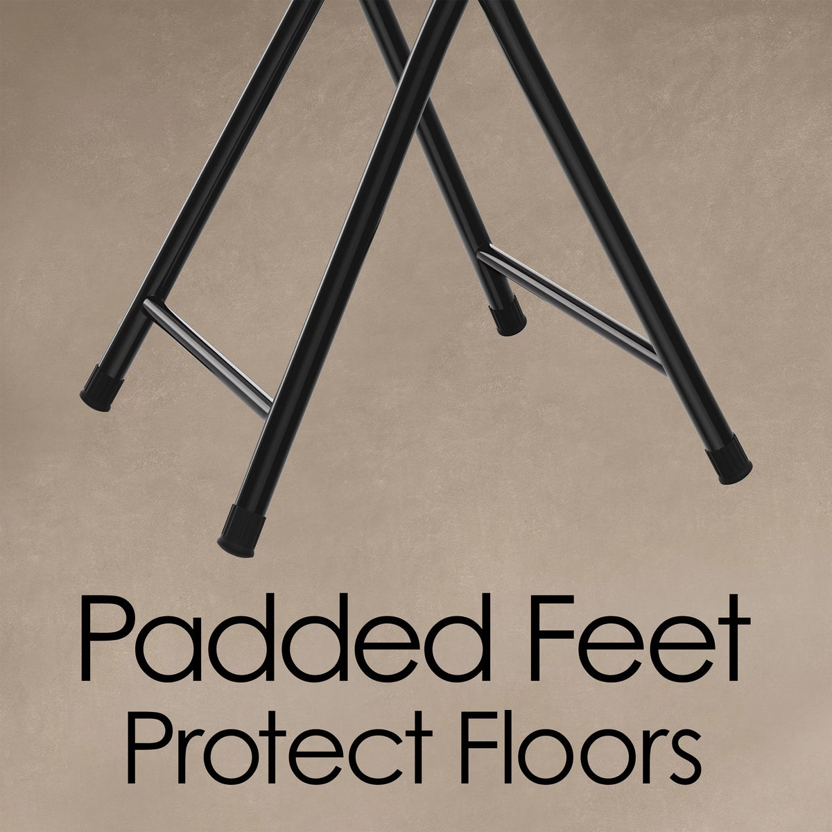 Black 18-Inch Folding Stool I803
